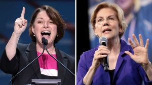 Elizabeth Warren and Amy Klobuchar