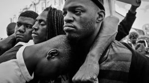 Protesters in Baltimore in the aftermath of Freddie Gray's death in 2015.