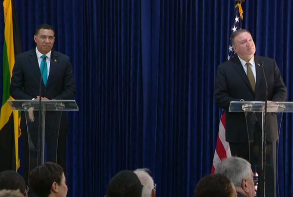 Andrew Holness & Mike Pompeo