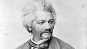 Frederick Douglass in April 1870. Library of Congress.