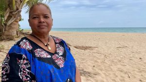 Modesta Irizarry, a community leader, in Loíza, Puerto Rico