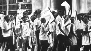 "Plight of the People" Illustration by Brian Washington.