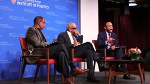 Law School Professor Randall L. Kennedy and Kennedy School Professor Cornell Brooks spoke Friday at the IOP Forum about the need for reparations.