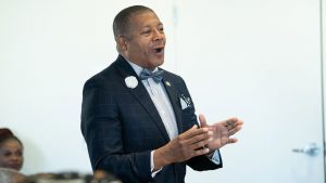 New York State Senator James Sanders - February 22, 2020 IBW21 Pan African Unity Dialogue (PAUD) Meeting. Photo by Nina Wurtzel.