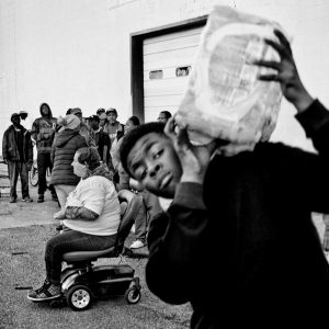 Distributing bottled water in Denmark, S.C.