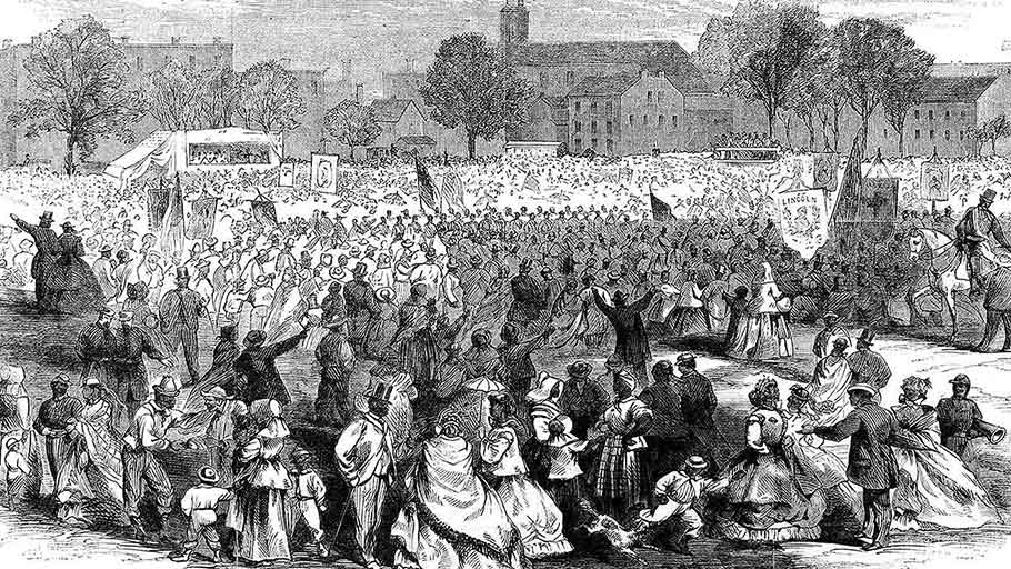 Celebration of the Abolition of Slavery in the District of Columbia by the Colored People, in Washington, April 19, 1866,”