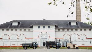 The national guard is helping to manage a Covid-19 testing site in the Treme neighborhood of New Orleans.