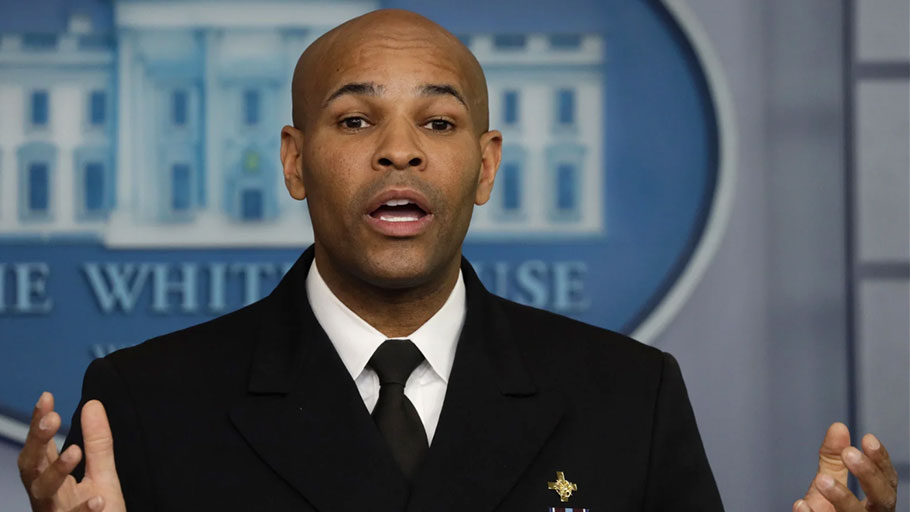 Surgeon General Jerome Adams tells Black people to lay off alcohol, tobacco, and drugs to prevent COVID-19 deaths