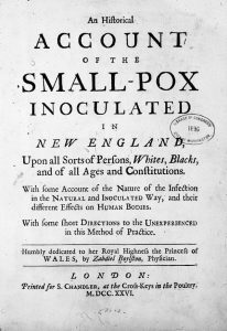 Account of the small-pox inoculated in New England - U.S. Library of Congress