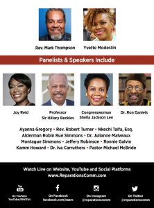 Juneteenth Forum to Address COVID-19, Killing of Black People, Reparations and HR-40