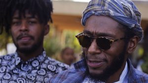 Yasiin Bey, formerly known as Mos Def, right, in Bellville, South Africa, in 2016.