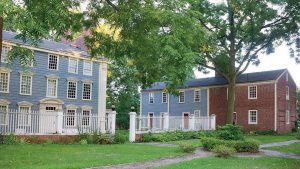 The Georgian mansion and adjacent slave quarters were once part of a 500-acre farm just north of Boston.