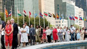 UN staff in New York.