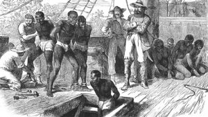 Enslaved men on slaveships