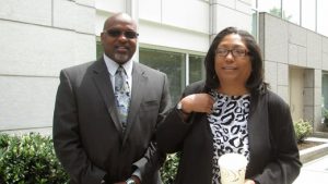 (left) Ronald Graham, President, Muscogee Creek Freedmen Band, Oklahoma City, OK (right) Marilyn Vann, President, Descendants of Freedmen of the Five Civilized Tribes, Oklahoma City, OK