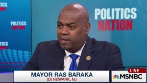 Mayor Ras J. Baraka during MSNBC interview