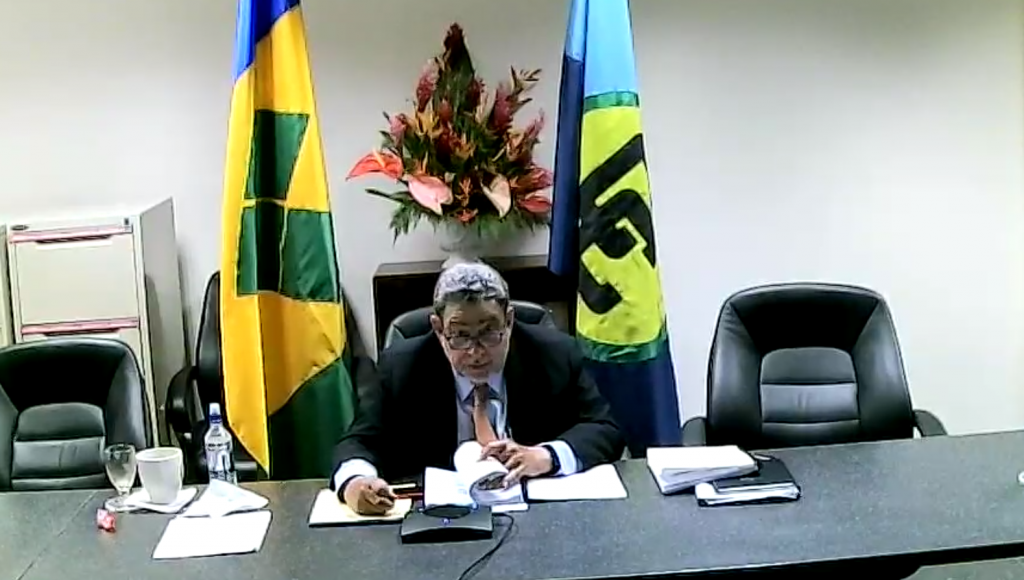 Prime-Minister-Gonsalves-chairing-CARICOM-meeting-910x512