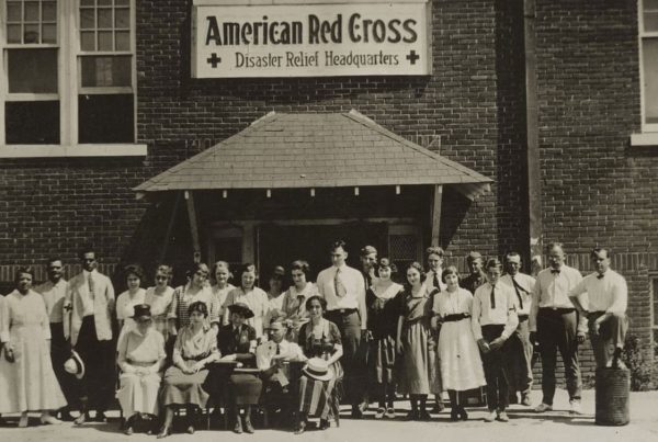 The American Red Cross Disaster Relief Headquarters in Tulsa, 1921