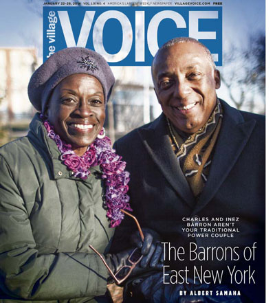 The Barrons on the cover of The Village Voice