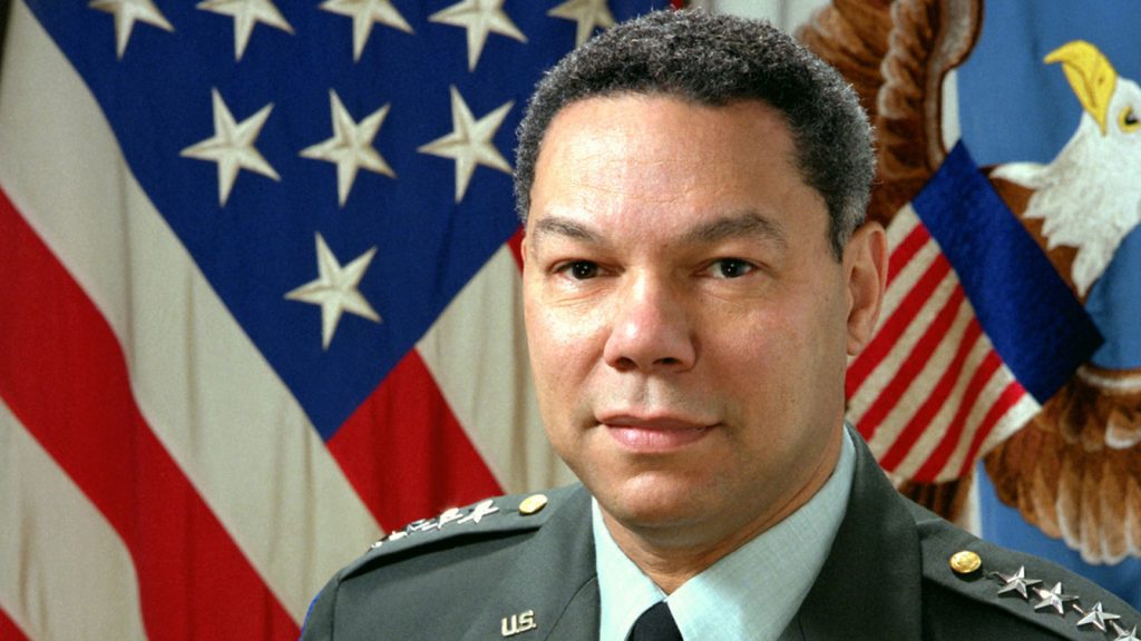 Former General, Sec. Of State Colin Powell