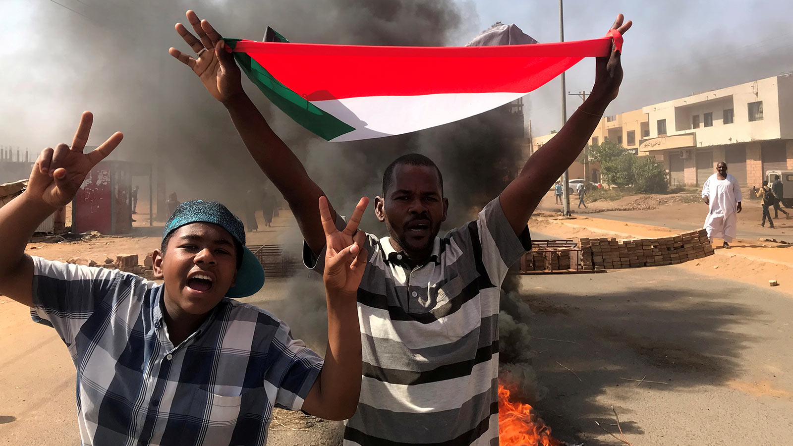 Protestors in Sudan