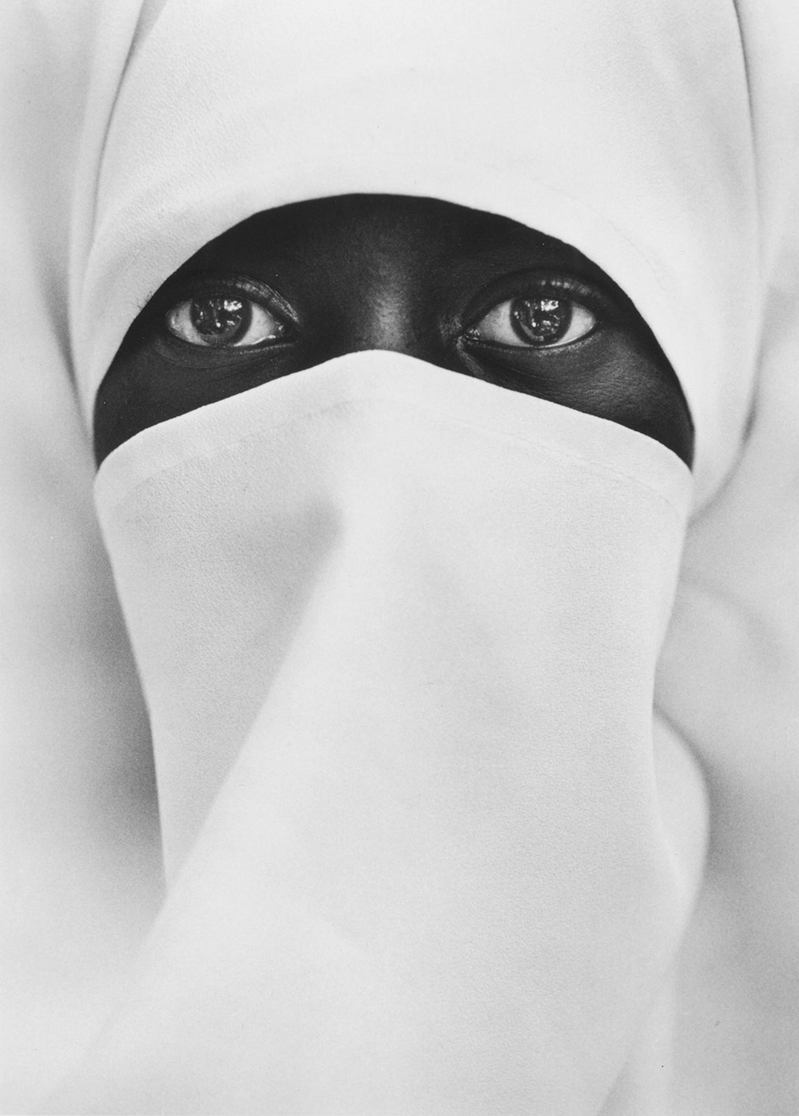 “A Young Muslim Woman in Brooklyn,” 1990.