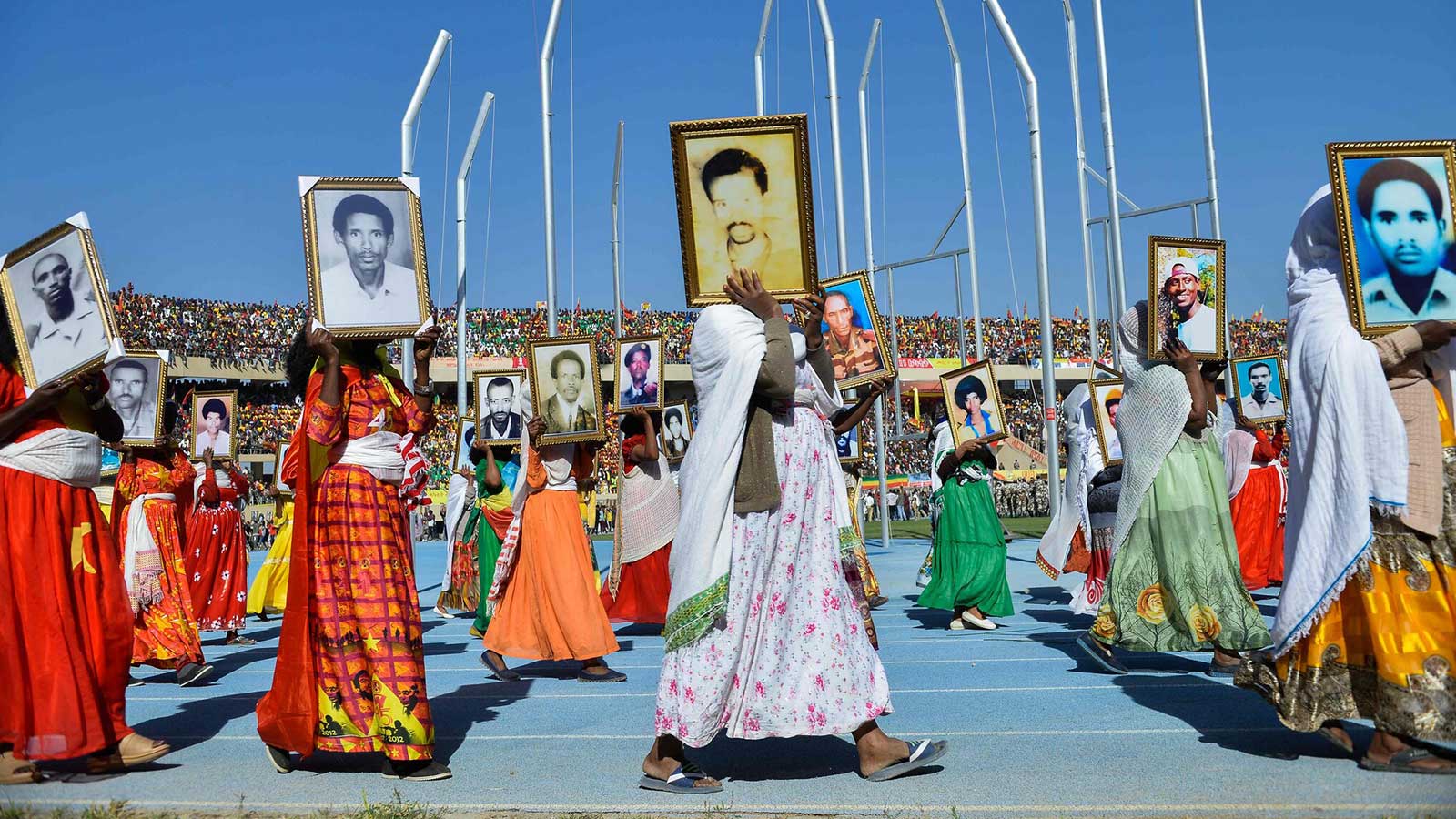 A parade for the 45th anniversary of the establishment of the Tigray People’s Liberation Front, in Mekelle, in February 2020. 
