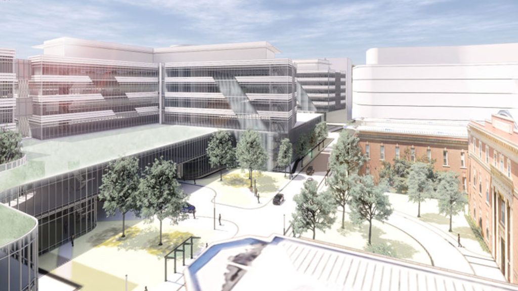 The STEM Center is one of three new interdisciplinary projects to be constructed.