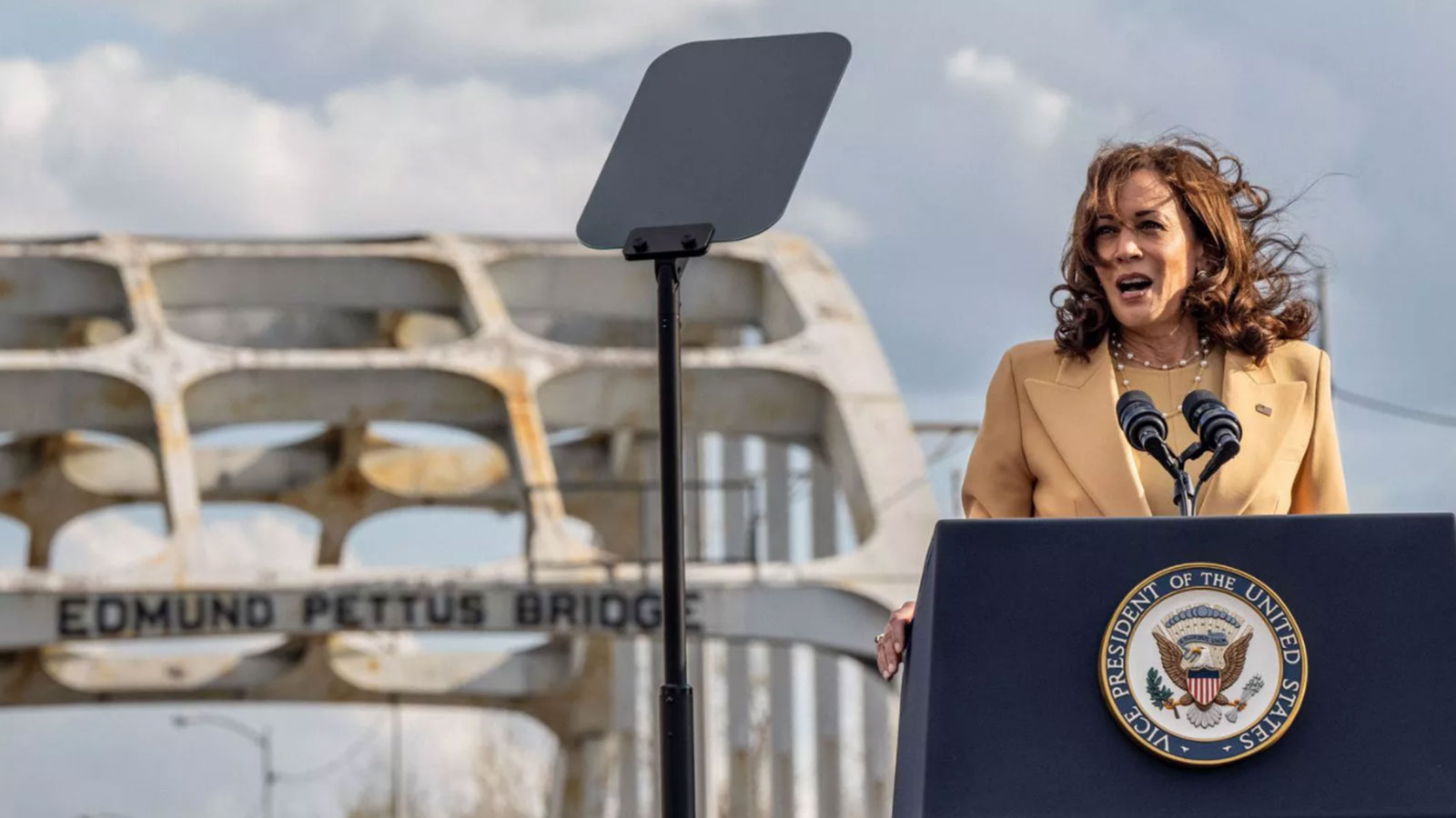 VP Harris champions voting rights on ‘Bloody Sunday’ anniversary: ‘We will not let setbacks stop us’