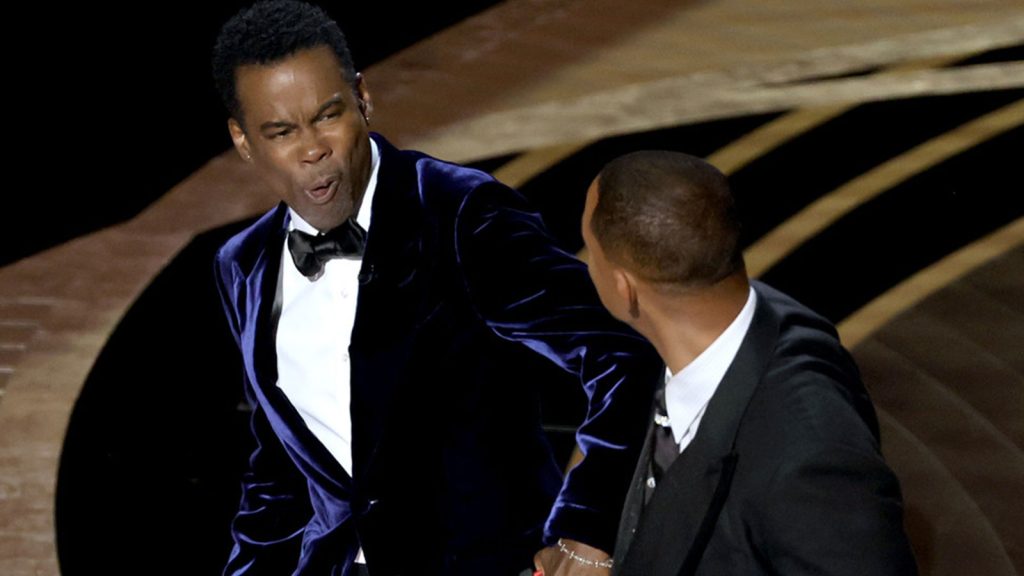 Oscars slap - Will Smith and Chris Rock