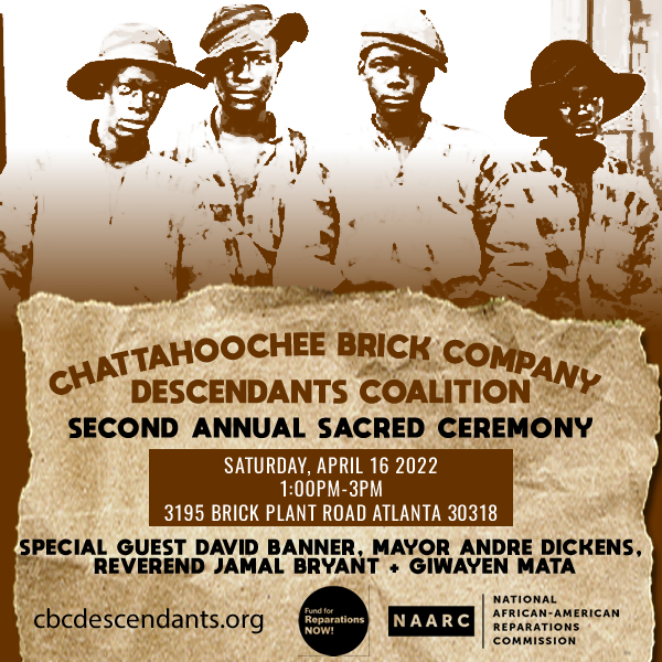 Chattahoochee Brick Company Descendants Coalition 2nd Annual Sacred Ceremony