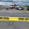 Police on scene of shooting at Tops Market on Jefferson Ave in Buffalo.