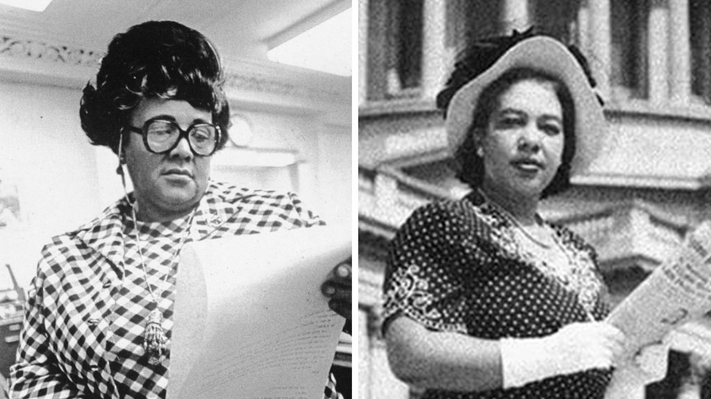 The late Alice Dunnigan, and Ethel Payne are the first recipients of the newly-created Lifetime Career Achievement award named after them by the White House Correspondents Association./WHCA