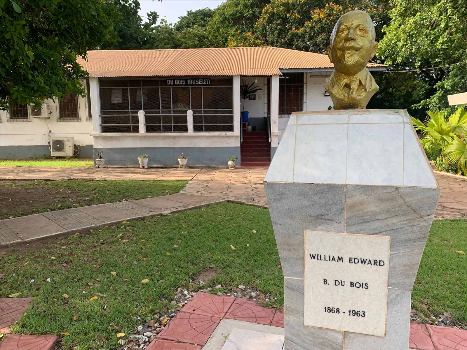 The William Edward B. Du Bois house in Accra, Ghana. 