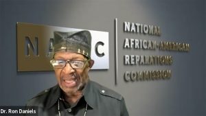 July 21, 2022 HR-40 Virtual Press Conference - Dr. Ron Daniels, convenor of the National African American Reparations Commission