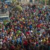 The mass protest by garment workers on Feb. 17, 2022, in Port-au-Prince, Haiti, won a 54% wage increase.