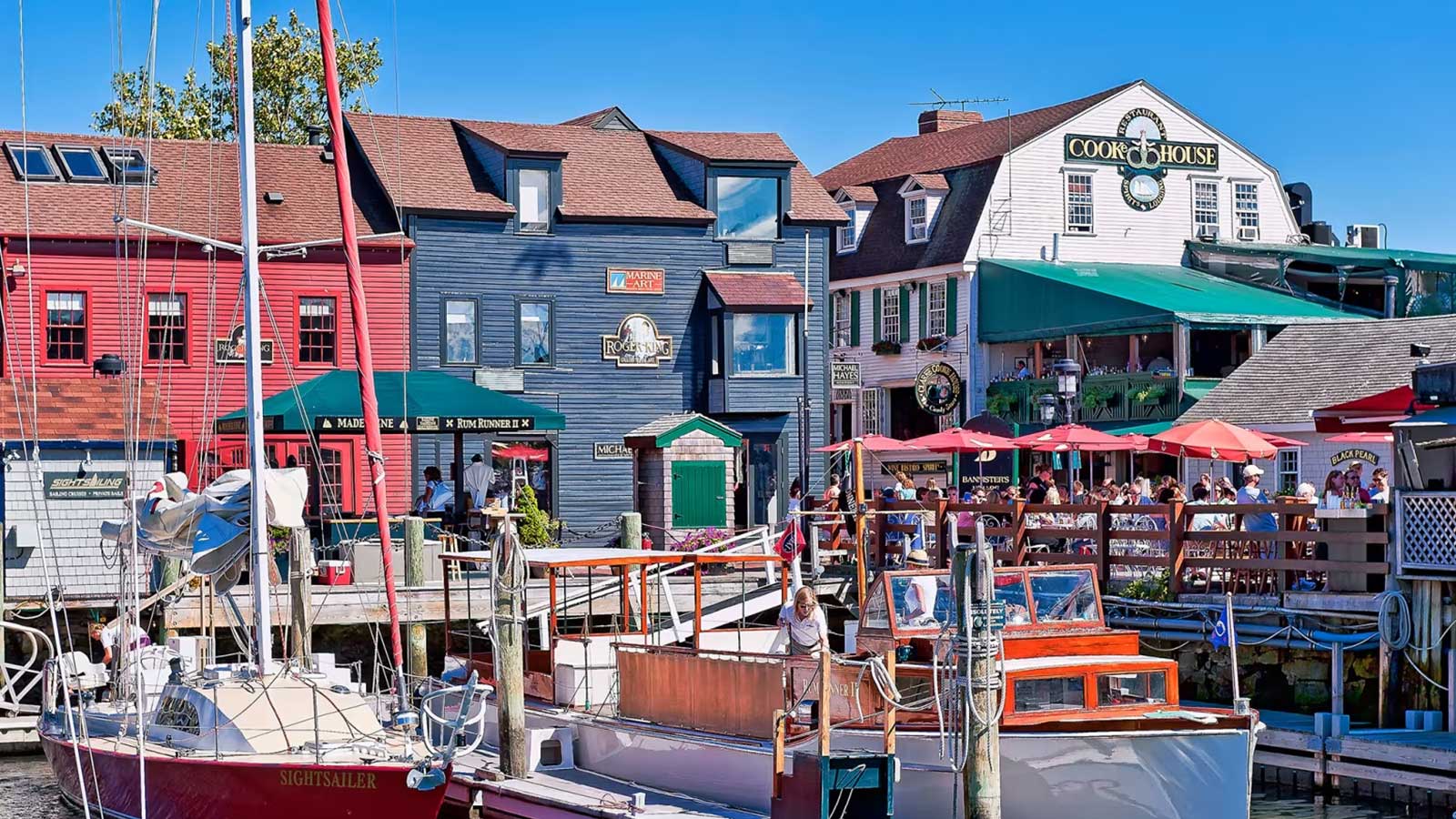 Bowen’s Wharf in downtown Newport (John Greim/Getty Images)