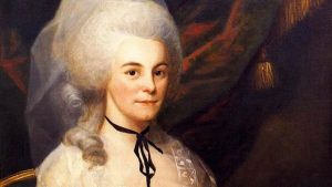 A portrait of Elizabeth Schuyler, Hamilton's wife