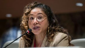US State Department's special representative for racial equity and justice, Desiree Cormier Smith, is co-heading a US delegation participating in the UN review.