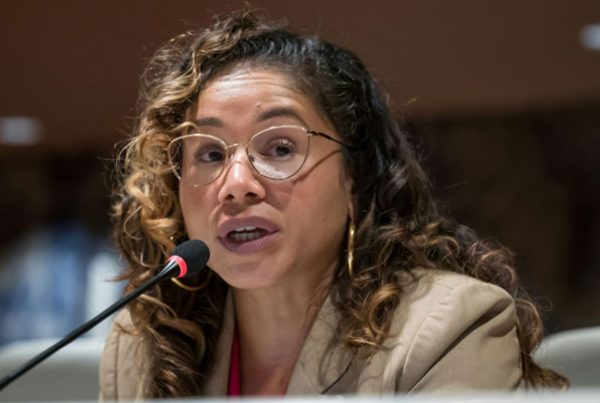 US State Department's special representative for racial equity and justice, Desiree Cormier Smith, is co-heading a US delegation participating in the UN review.