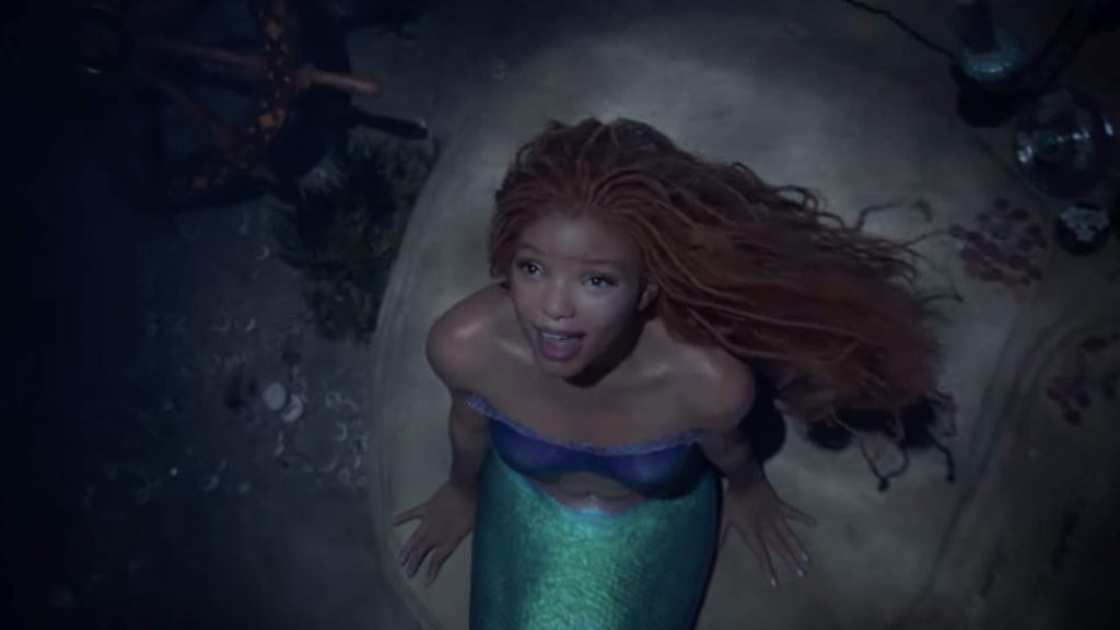 Halle Bailey stars as Ariel in Disney’s live-action remake of The Little Mermaid.