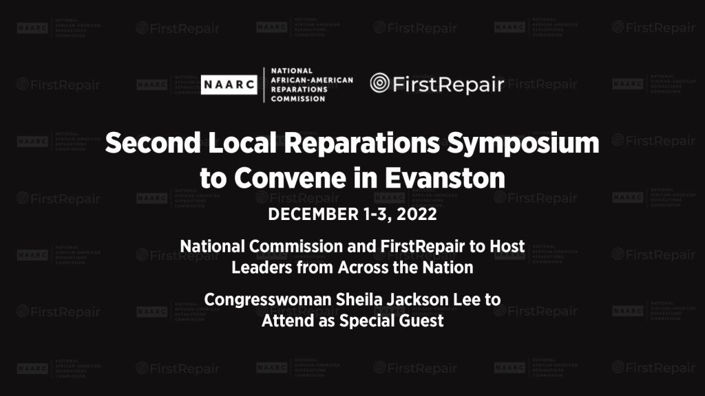 National Commission and FirstRepair to Host Leaders from Across the Nation. Congresswoman Sheila Jackson Lee to Attend as Special Guest.