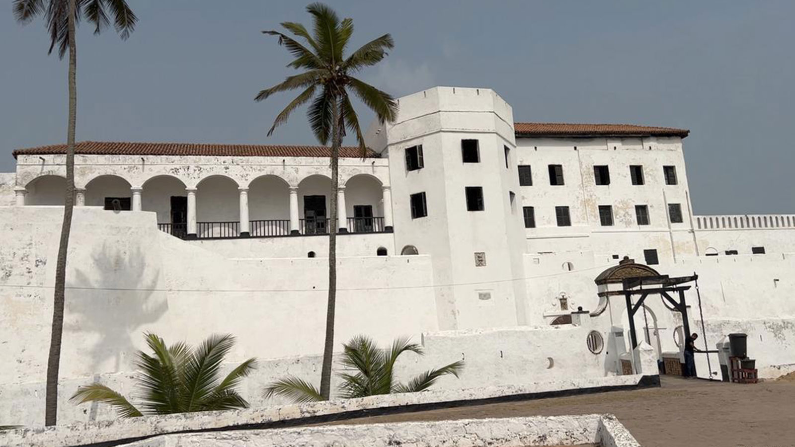 The Elmina Castle is the oldest European-built structure south of the Sahara