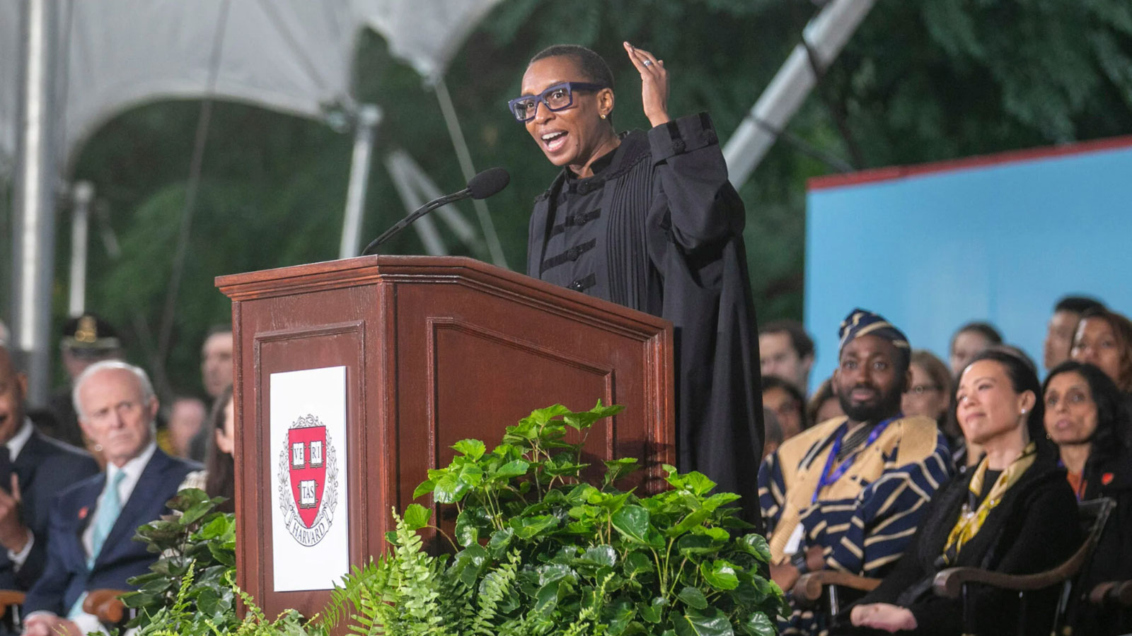 Gay sees in Harvard the courage to change the world
