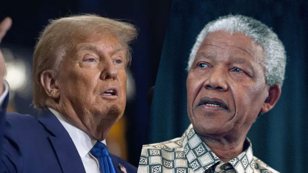 Donald Trump compares himself to Nelson Mandela