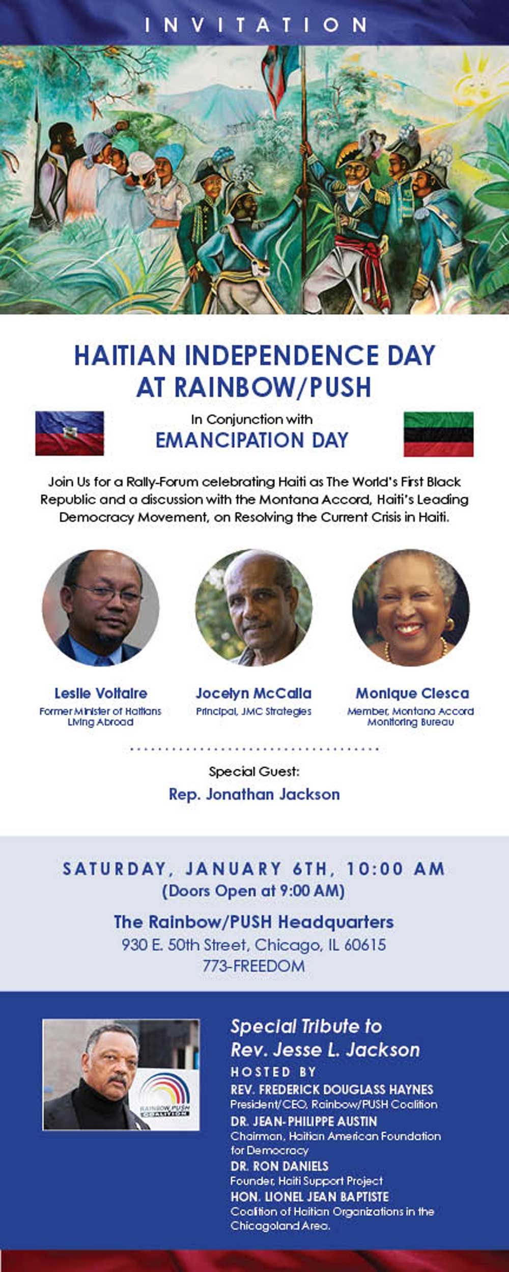 Haitian Independence Day at Rainbow/PUSH