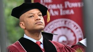 Maryland Gov. Wes Moore criticized Republican lawmakers’ book-banning efforts when he spoke in May at Morehouse College’s commencement ceremony in Atlanta.