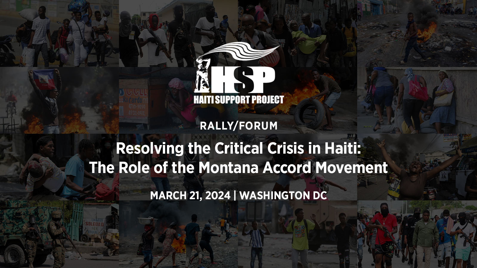 March 21st Forum/Rally: Resolving the Critical Crisis in Haiti – The Role of the Montana Accord Movement
