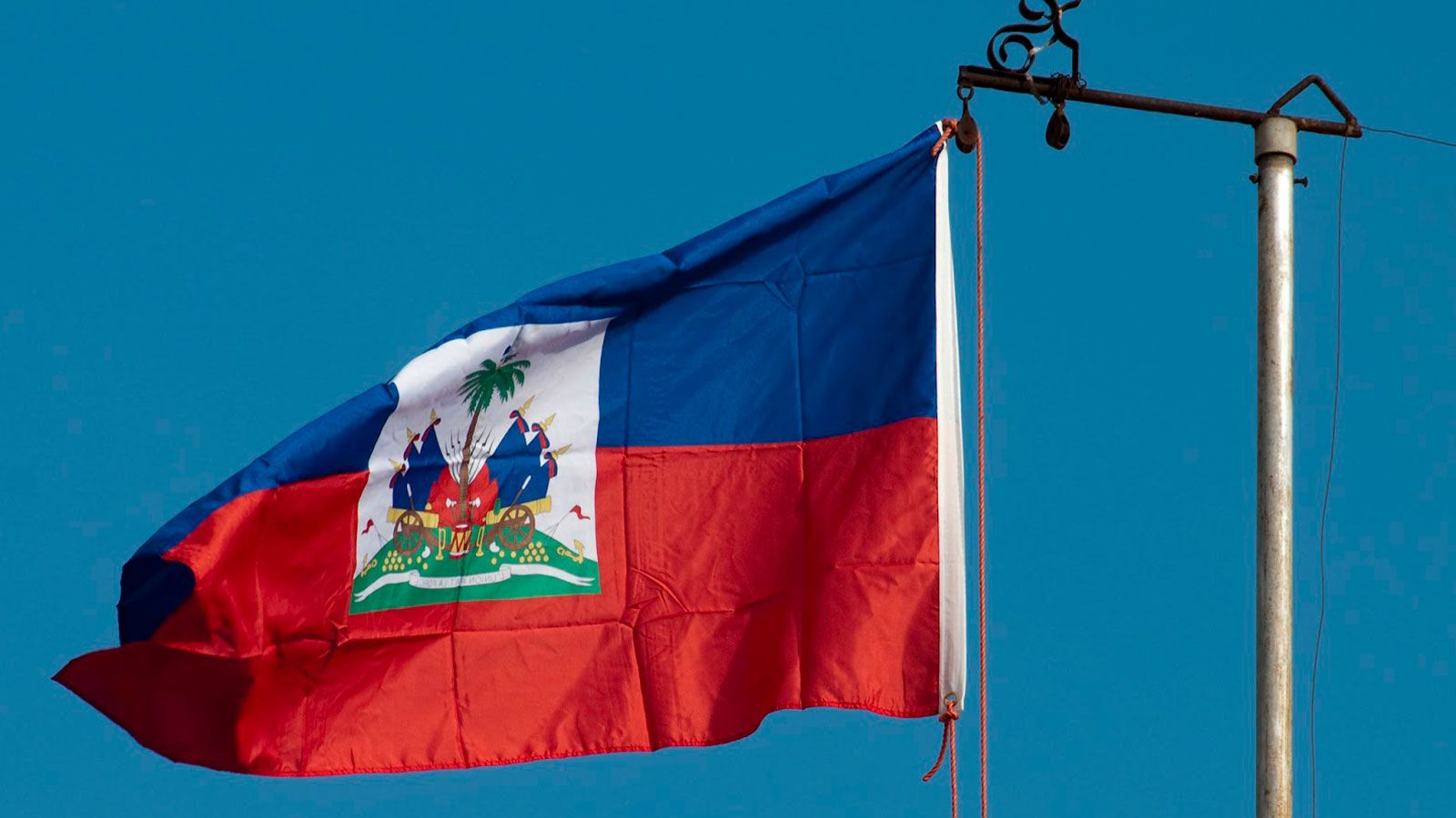 Image of Haiti’s flag.