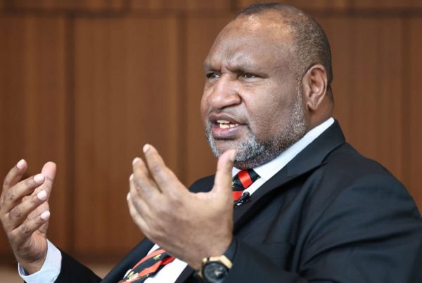 Papua New Guinea's Prime Minister James Marape